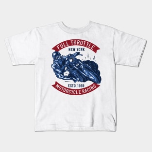 Motorcycle Racing Kids T-Shirt